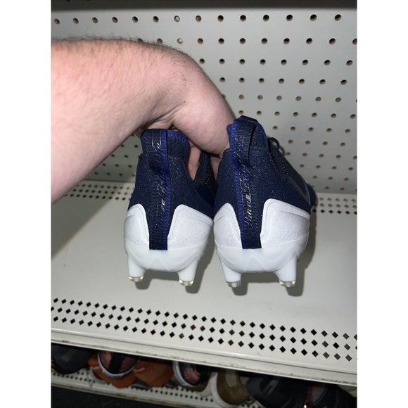 Adidas Adizero Scorch Mens Football Cleats Size 13 Navy Blue White FX4250 - Picture 3 of 8